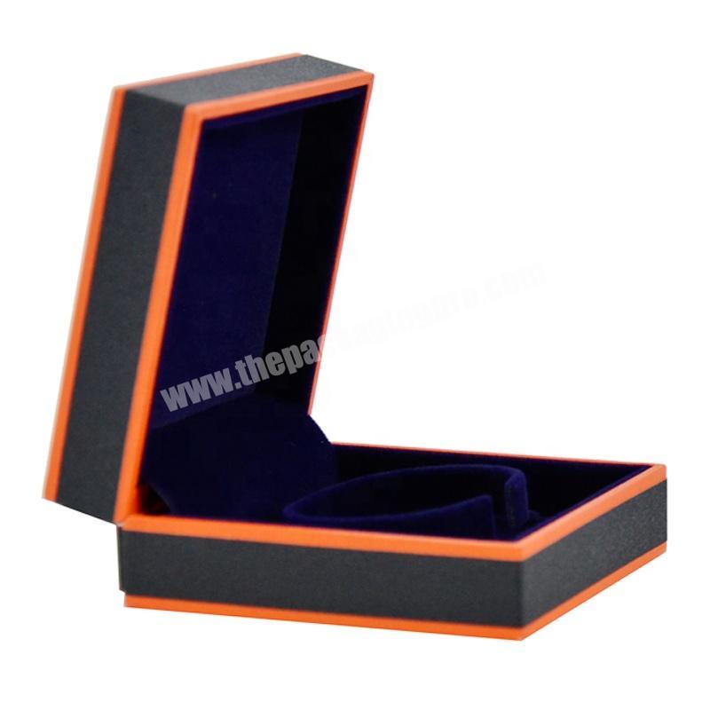 Factory specializes producing jewelry gift boxes design custom rectangle paper bracelet jewelry box packaging