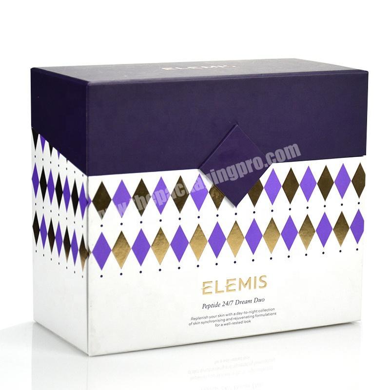 Factory supplies cosmetic packaging box design custom luxury cosmetic packaging paper box