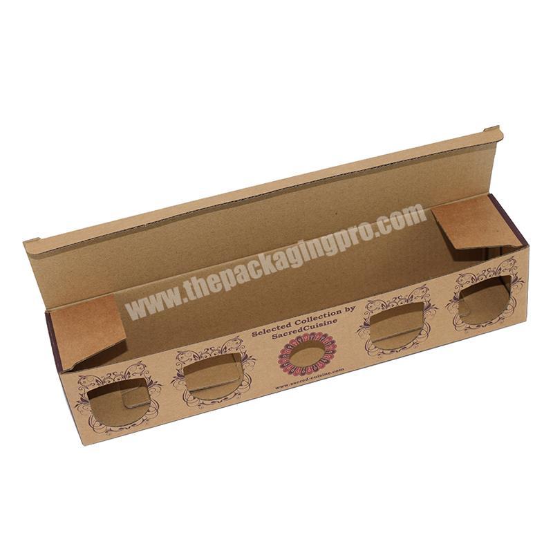 Factory wholesale high quality OEM gift black cardboard box packaging, custom design and size kraft paper packaging boxes