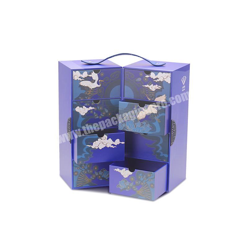 Fancy Packaging Boxes Custom Logo Printed Gift Packaging Paper Box Handmade Luxury Fashionable Drawer Box