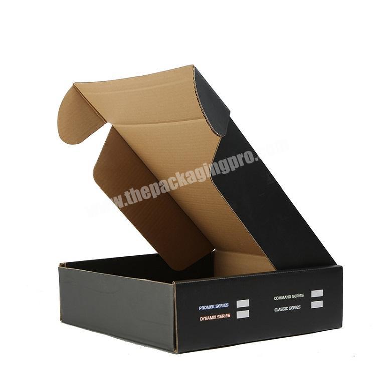 Fancy printing corrugated shipping mailer box for work home packing products