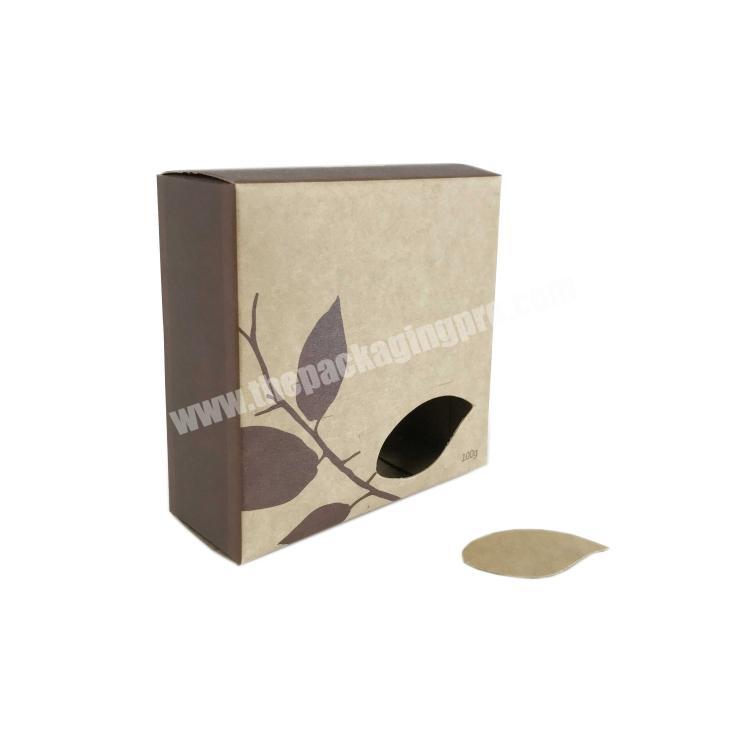 Fashion Design Plain Logo Printed Kraft Soap Box For Soap Packaging