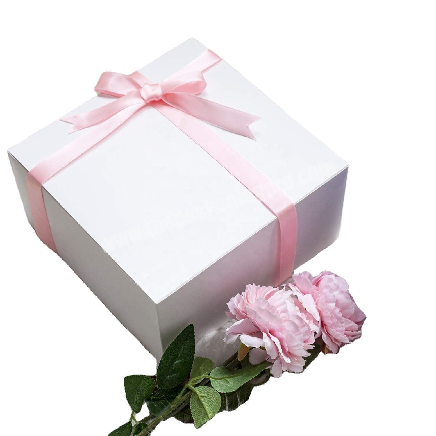 Fold Gift Box Paper Gift Box Bridesmaids Proposal Box for Bridal Birthday Party Christmas