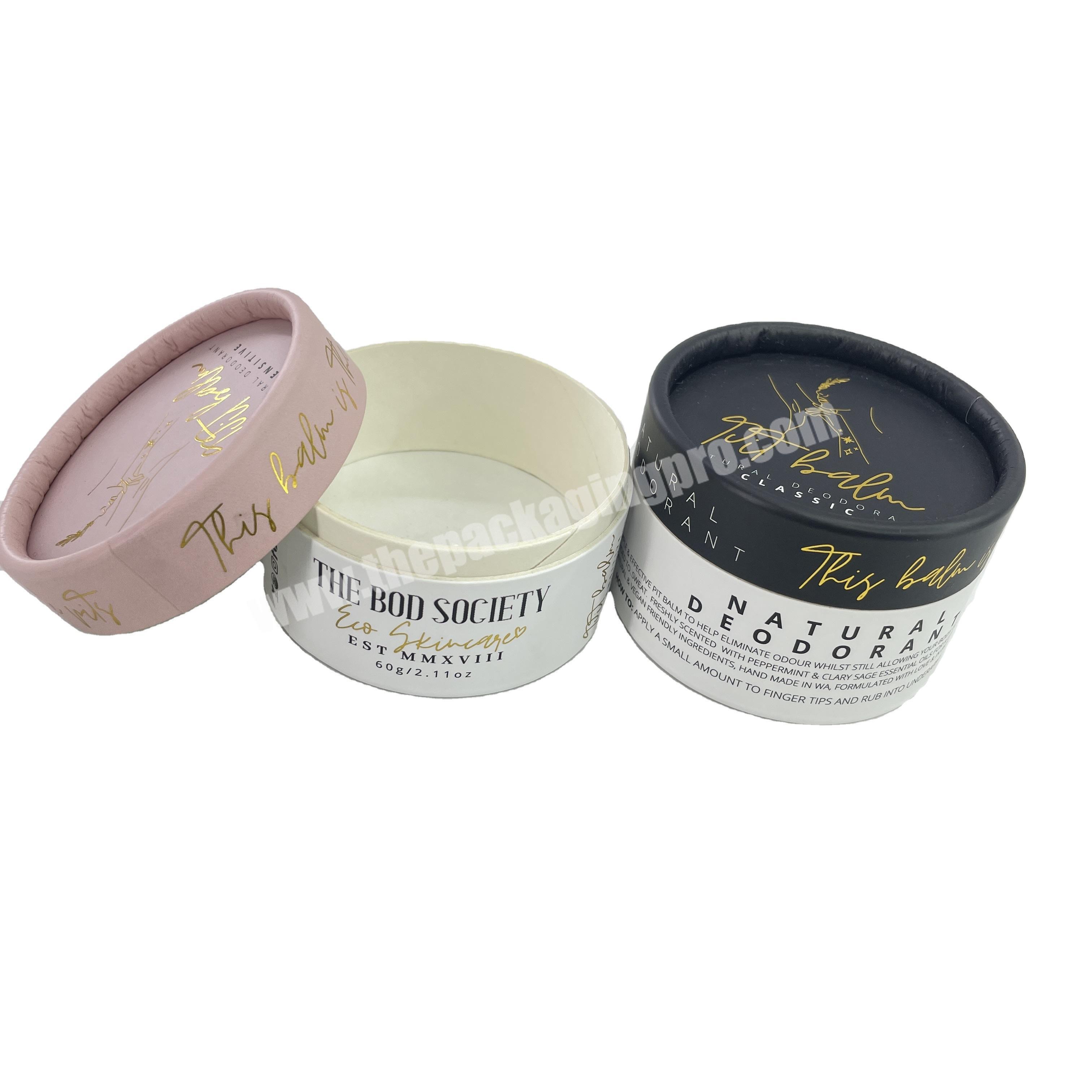 Food Grade Paper Tube Cosmetics Packaging for Loose PowderEye CreamSkin Care
