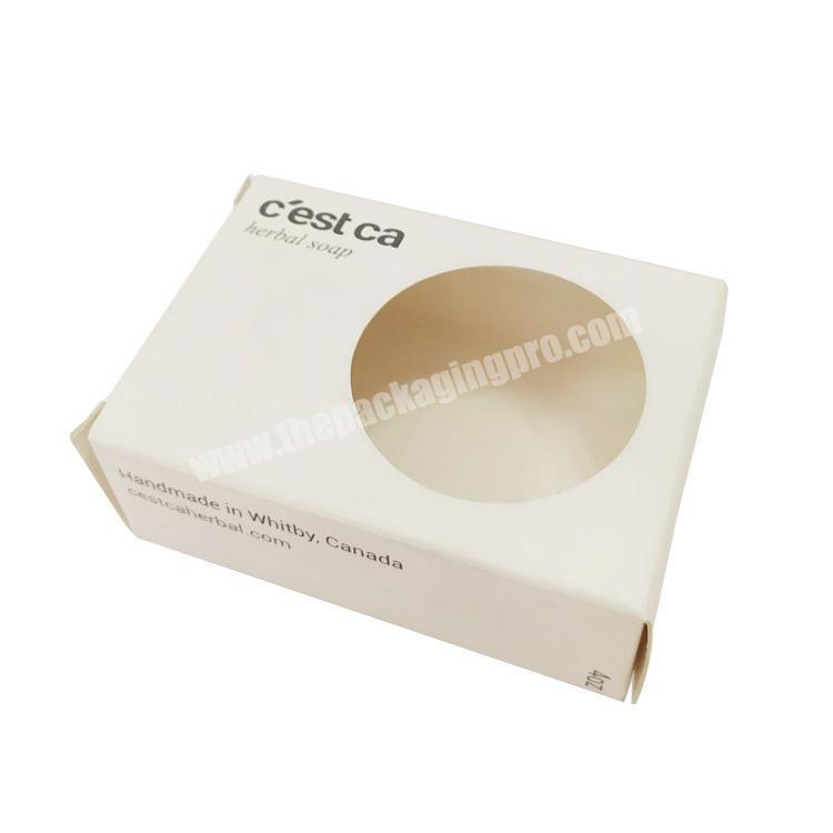 Free Stocked Custom Logo Soap Cardboard Round Box Packaging Soap Box