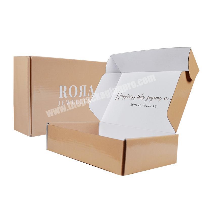 Free sample CMYK print corrugated shipping box