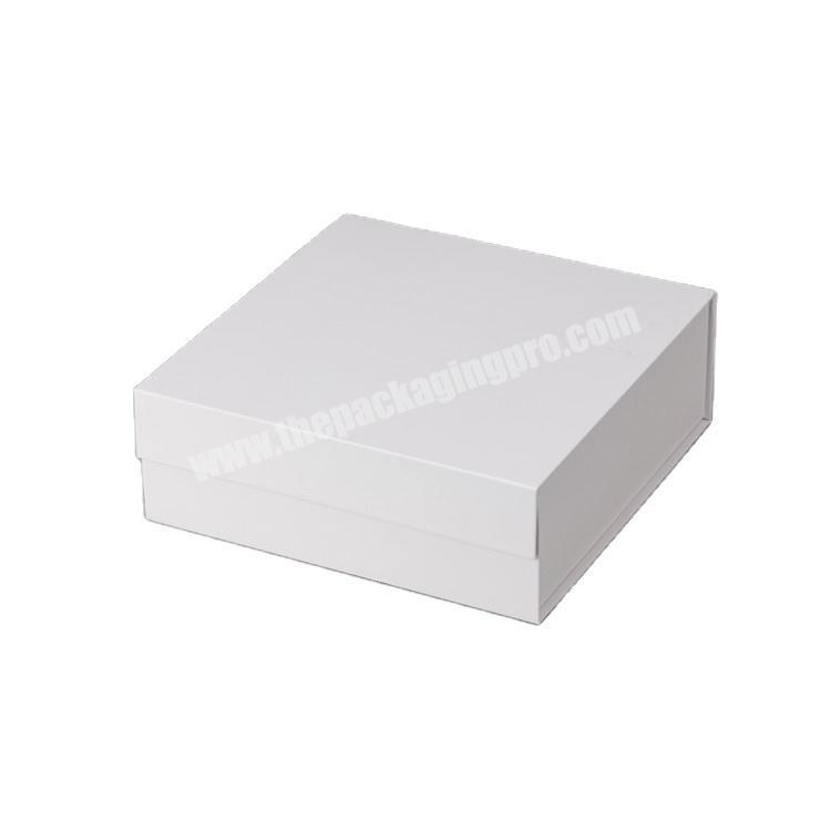 Gift Box With Magnetic Lid Eco For Packing Comestic Carton Foldable Customize White Paper Corrugated Boxes