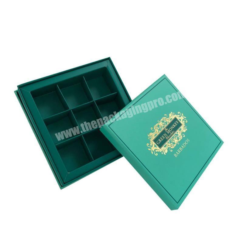 Guangdong factory custom design luxury Chocolate  Cake  Candy Paper Packaging Box