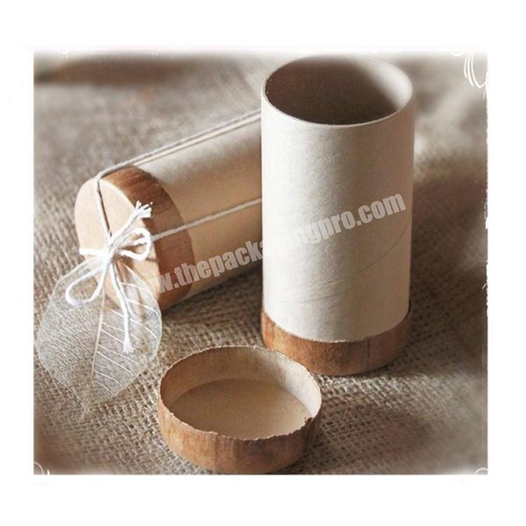 Guangzhou Cardboard Paper Tube Factory Cylinder Tea Bag Packaging Canister Biodegradable Kraft Paper Round Packaging