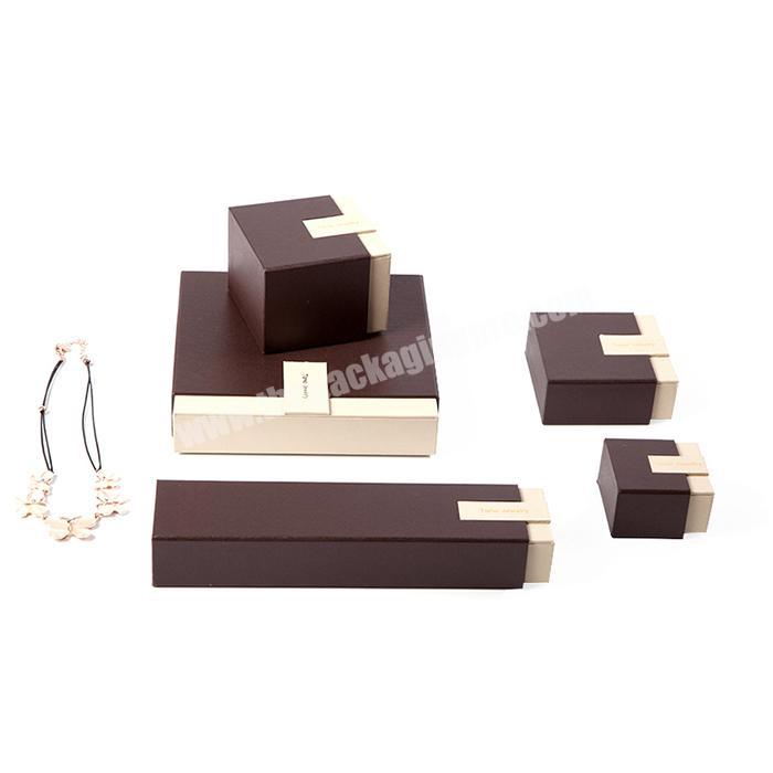 Handmade manufacture matches fashion drawer jewelry packaging box