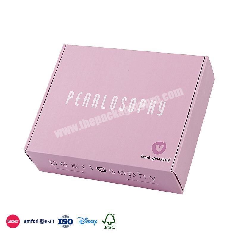 High Quality And Low Price Pink ribbon simple letter logo elegant design paper lunch box making machine