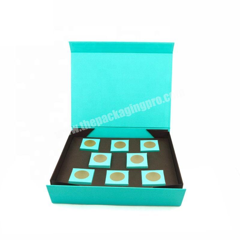 High Quality Colorful Luxury Folding Flat Gift Box Custom Logo Folding Carton With Magnet