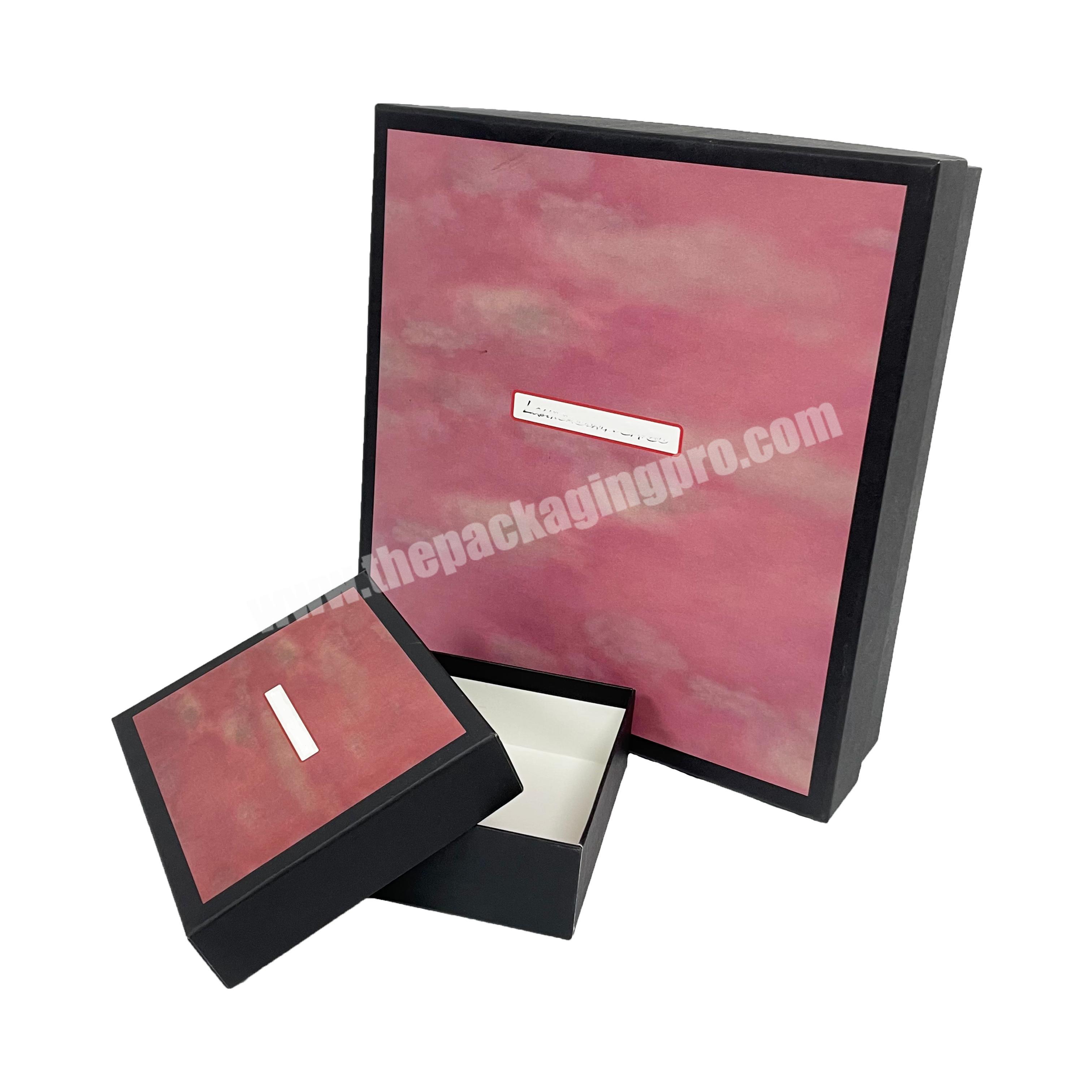 High Quality Custom LOGO Bridesmaid Gift Box Luxury Clothing Boxes Packaging