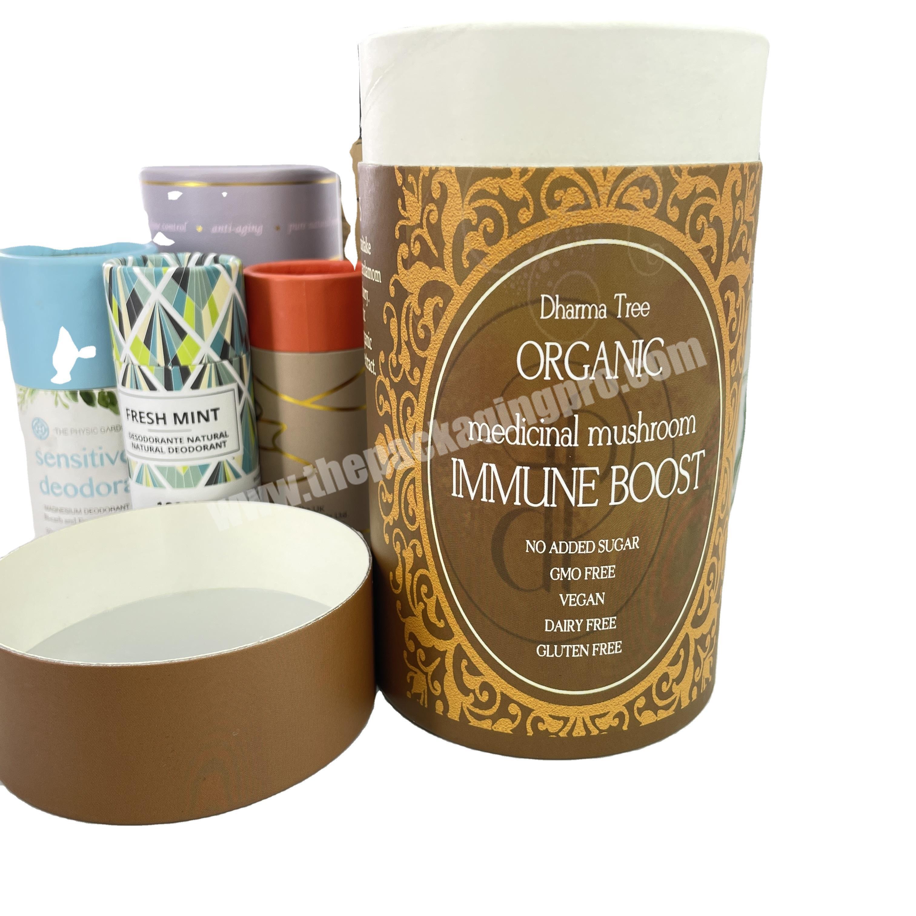 High Quality Custom Printed Albumen Powder Tea Coffee Powder Packaging Composite Paper Cans