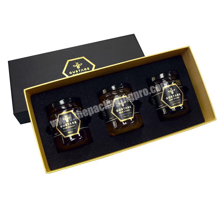 High Quality Magnetic Box with Dividers Cardboard honey jar packaging paper gift shipping box