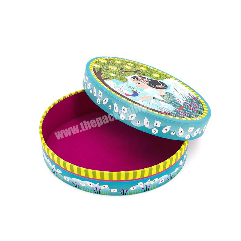High Quality Paper Oval Tube Box Suppliers Oval Paper Mache Box Decorative Oval Jewelry Box