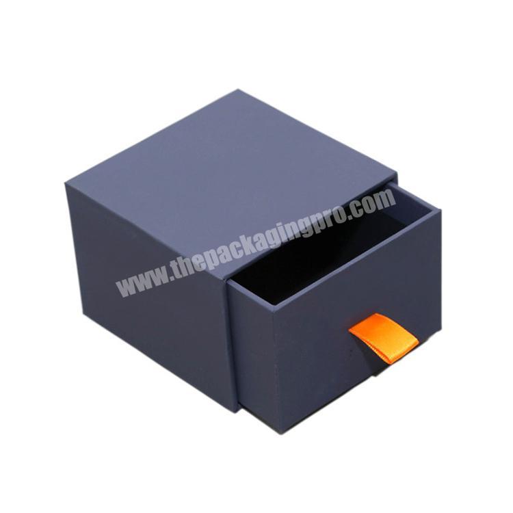 High Quality Wholesale Luxury Customized Watch Packaging Drawer Box Rigid  Flat Cardboard Gift Box