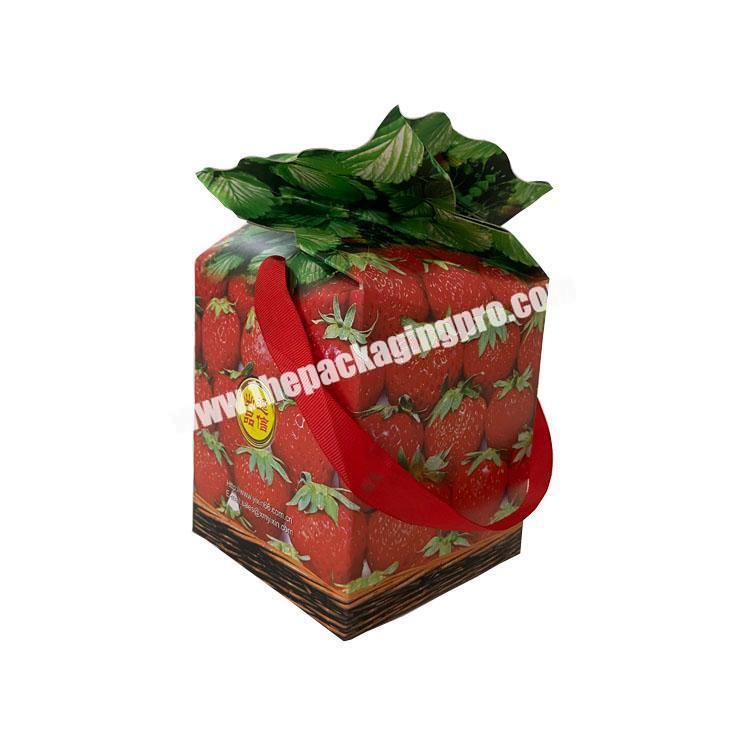 High quality Christmas gift box foldable candy boxes with logo take away paper box