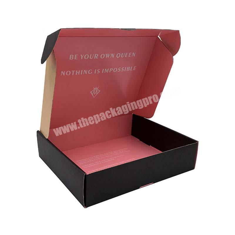 High quality aircraft box express for clothing gift box corrugated cardboard box