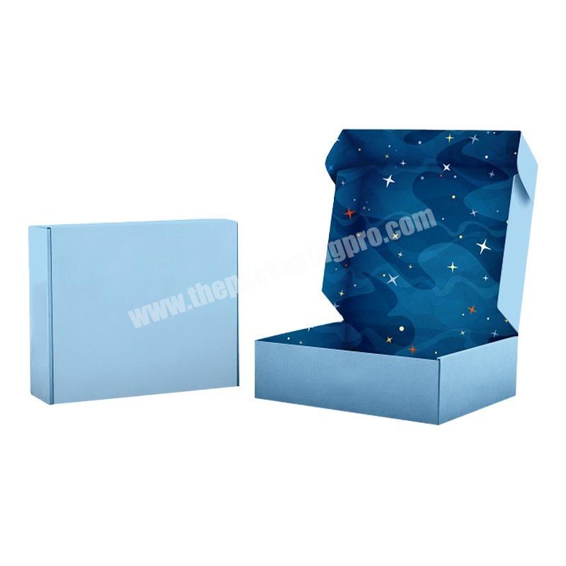 High quality box packaging manufacturer custom mailer box clothing packaging foldable shipping mailer box packaging custom logo