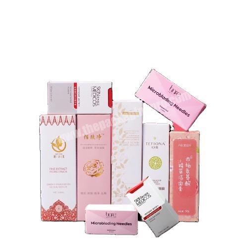 High quality cosmetic paper box packaging paper box with customized beauty printing
