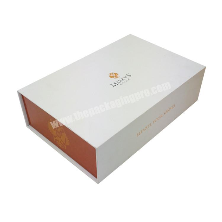 High quality recyclable hard luxury custom logo gift box luxury gift box