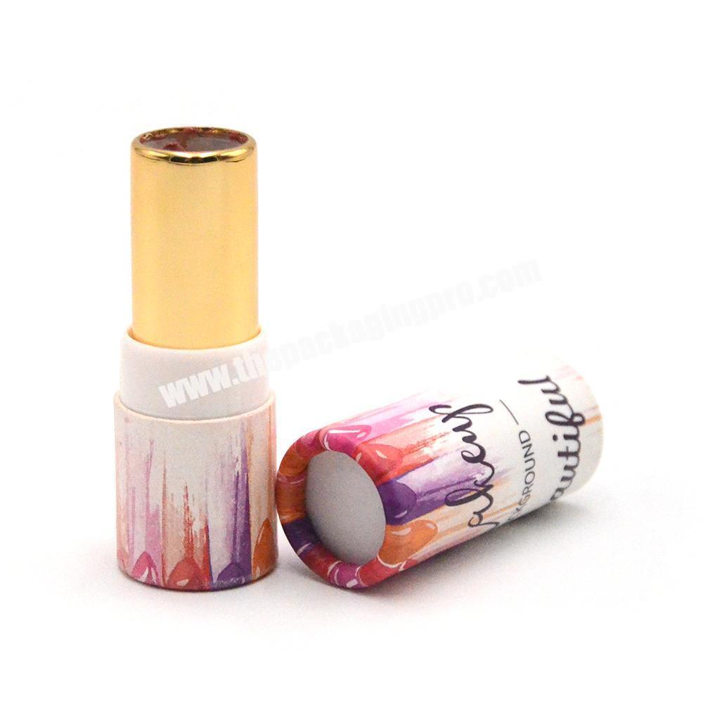 Eco friendly Paperboard Lipstick paper Tube packaging container