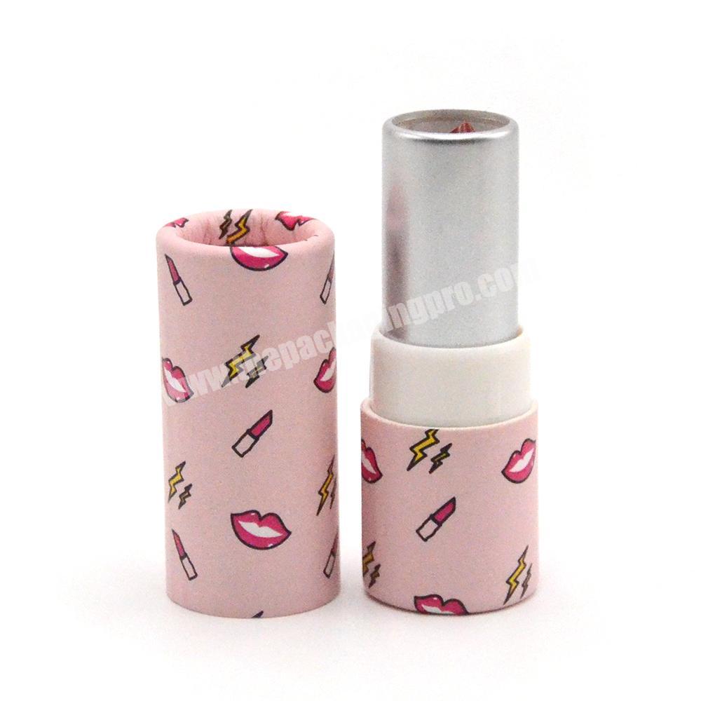 Custom Design Cosmetic paper tubes Cardboard Tube  Packaging twist up paper tubes for lip stick lip balm