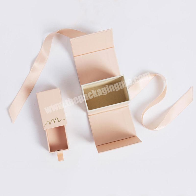 Hot Sale Custom Fancy Pink Carton Rigid Paper Luxury Packaging Gift Box
