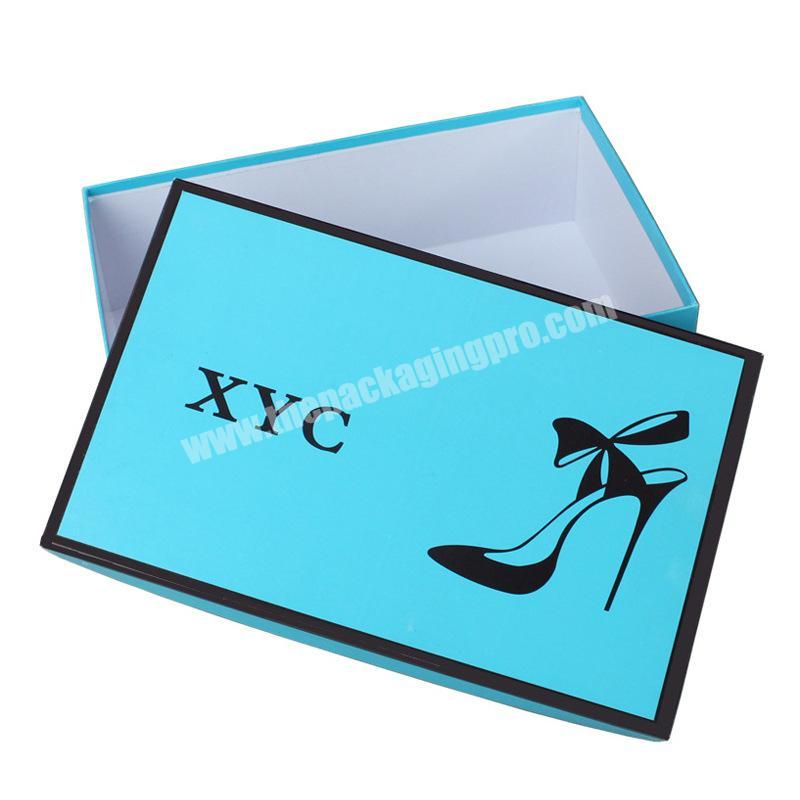 With shoe boxes and pairs of high-heel shoes Vector Image