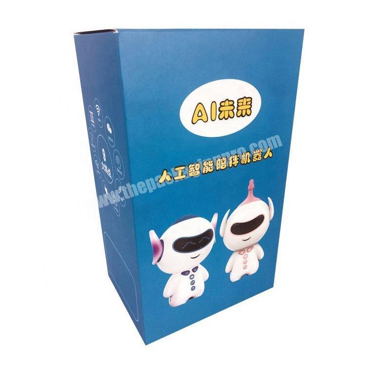 Hot Sale Toy Box with Glossy Lamination Custom Make from Factory Strong Corrugated AI Toy Robot Packing Box