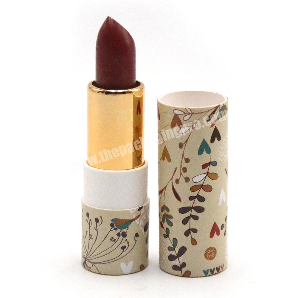 Colorful Empty Lipstick Tube Packaging Gold Lipstick Cosmetic Packaging