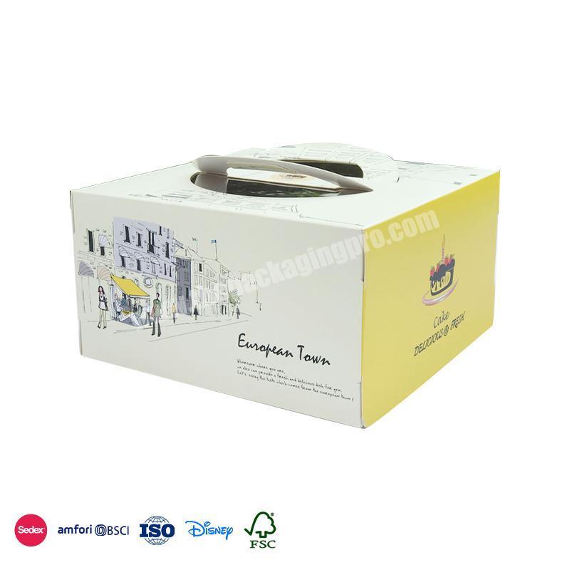 Hot Selling Product existing Degradable food material Simple and modern design Diverse styles all size cake box