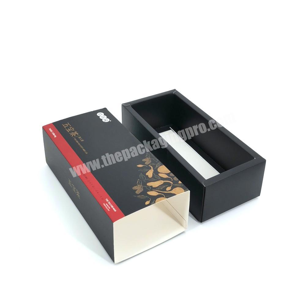 Hot sale factory direct black cardboard packaging boxes