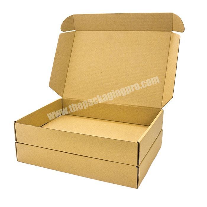 Hot sell cheap customized size  kraft corrugated packaging shipping box mailer box