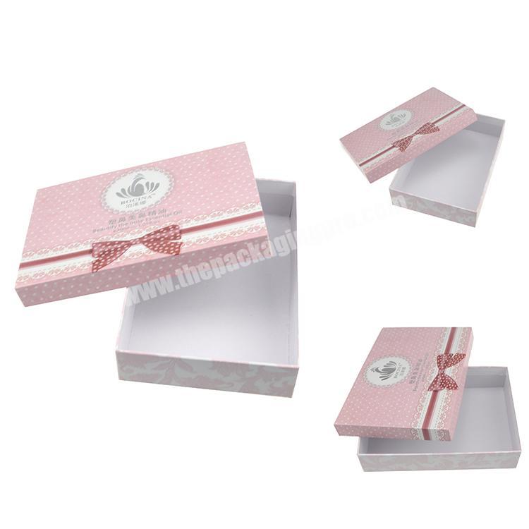 Hot-selling pink cardboard box packaging luxury baby clothes packaging box