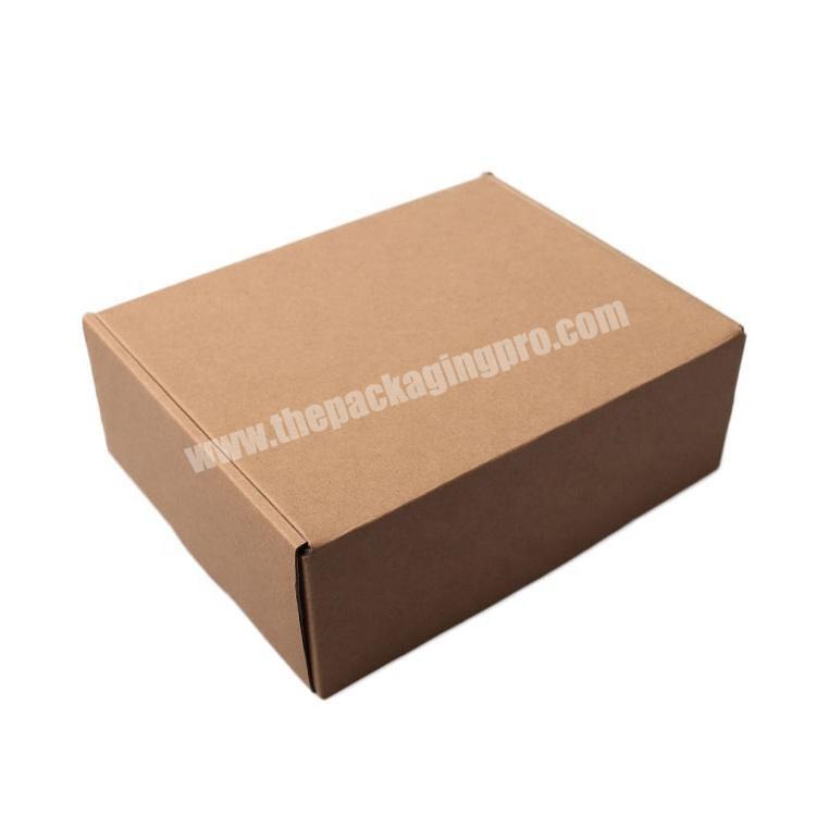 Kraft paper box  printing corrugated folding packaging mailer shipping box factory