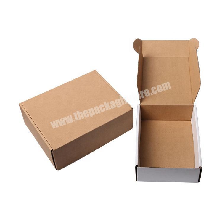 Kraft paper box  printing corrugated folding packaging mailer shipping box manufacturer