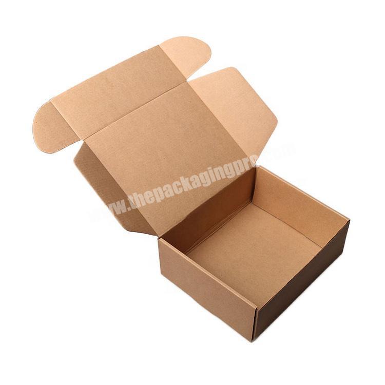 personalize Kraft paper box  printing corrugated folding packaging mailer shipping box