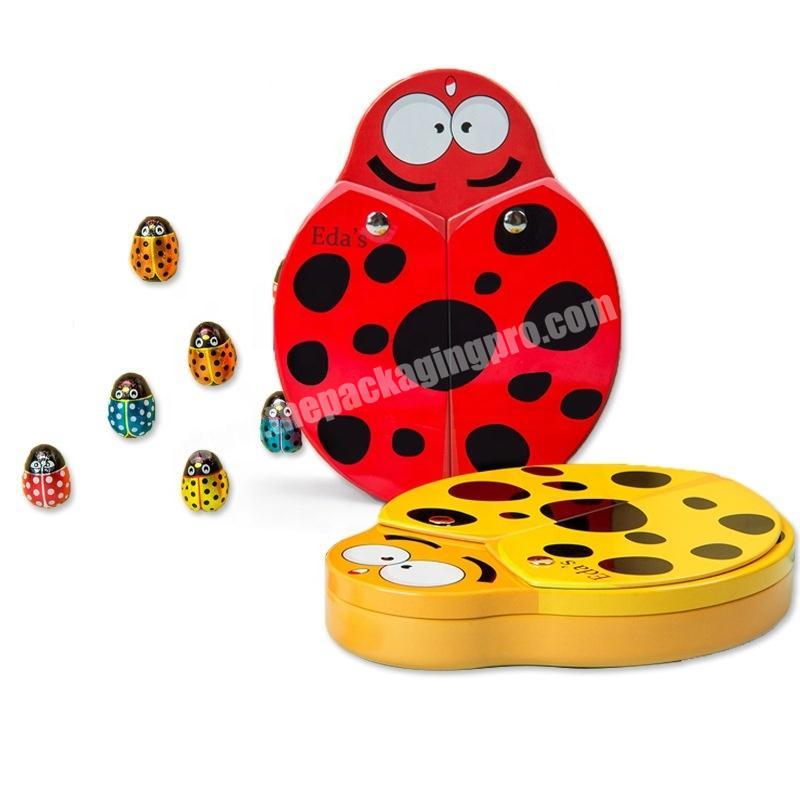 Ladybug shaped chocolate candy packaging for Children