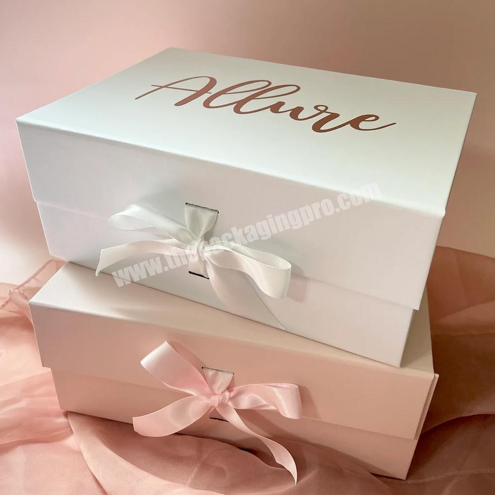 custom Logo Custom Bridesmaid Proposal Gift Box Luxury Bridal Party Proposal Magnetic Gift Box Packaging Personalized Keepsake Gift Box 