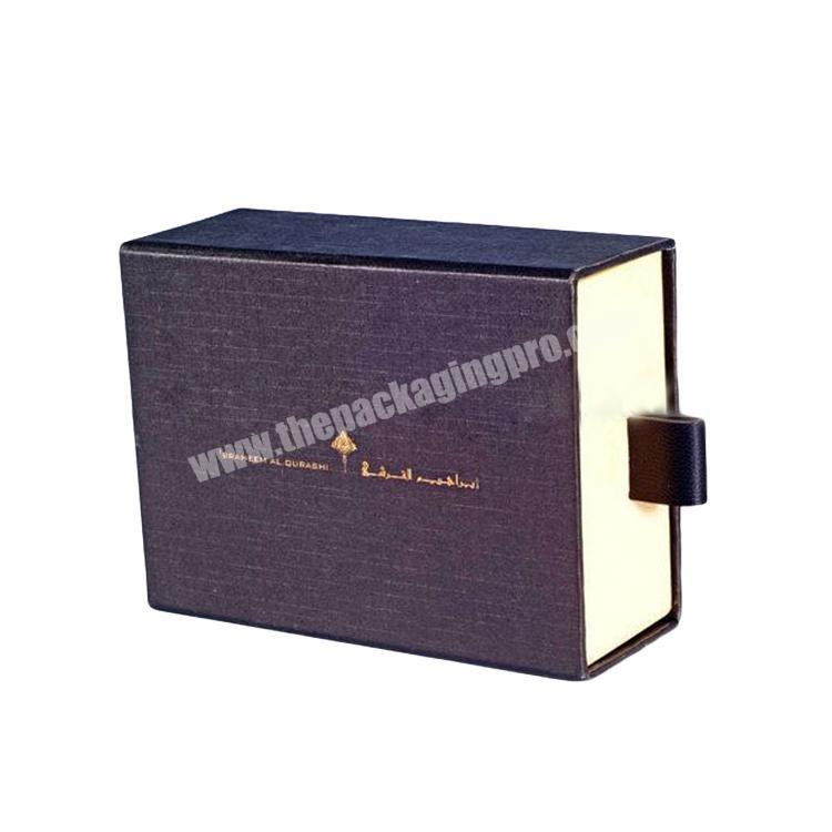 Logo printing custom hot sales China pantone color perfume paper drawer box for sale