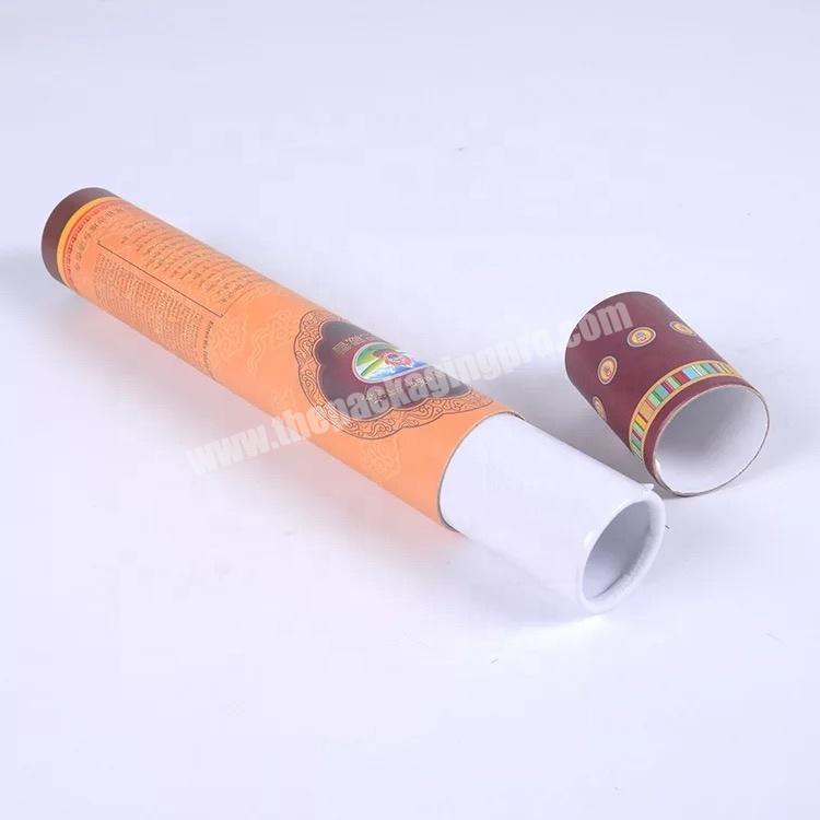Long cylinder tube box for umbrella packaging
