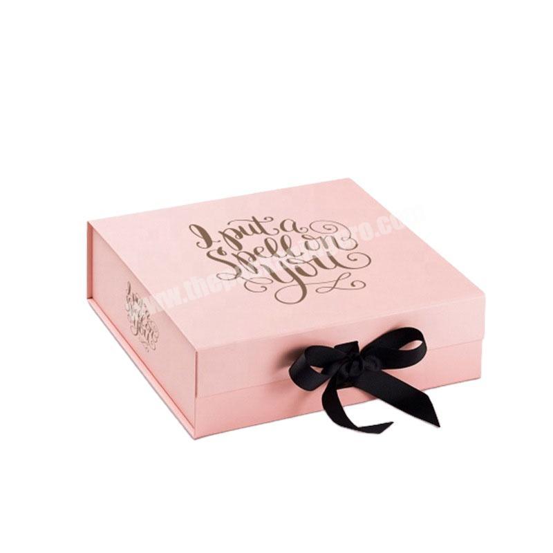 Luxury Book Shaped Rigid Cardboard Foldable Gift Box Custom Print Paper Gift Box