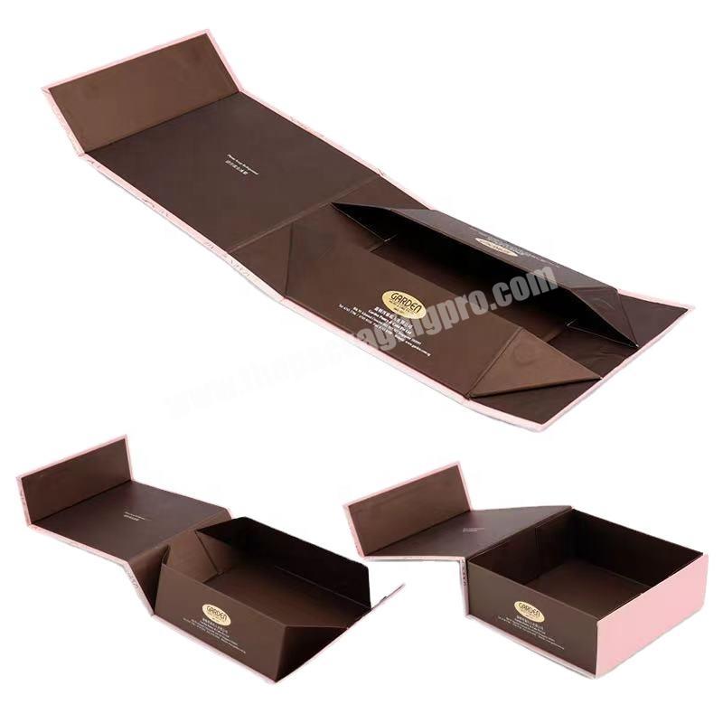 Luxury Cardboard Bespoke Gift Packaging Magnetic Closure Paper Folding Box Eco Friendly magnetic lid gift box boxycharm free