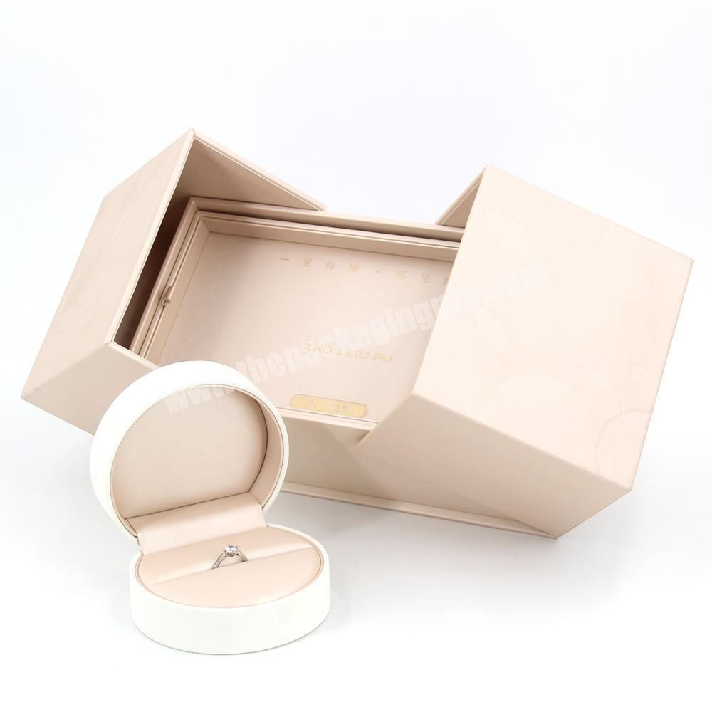 Luxury Cardboard Paper Jewelry Bracelet Necklace Ring Packaging Jewelry Boxes Packaging with Custom Logo Design Jewelry Gift Box