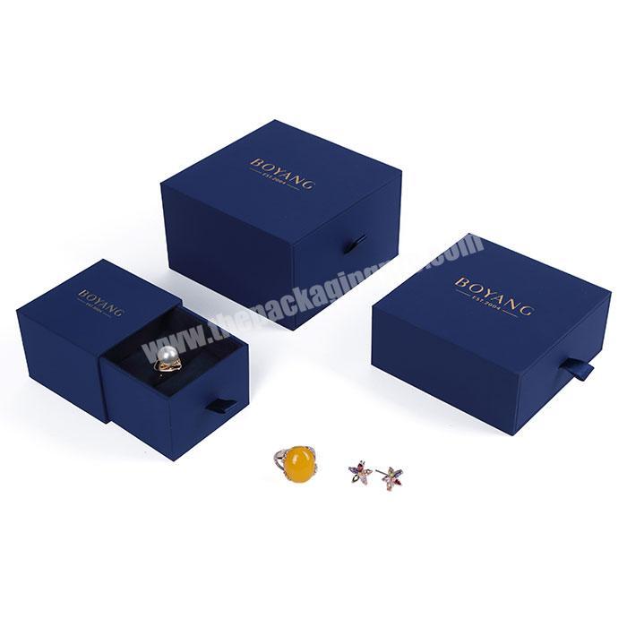 Luxury Custom Cardboard Slide Jewellery Packaging Paper Drawer Jewelry Box