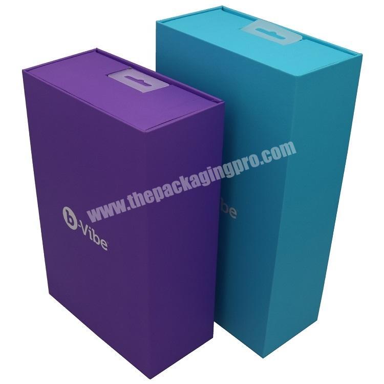 Luxury Customized Logo cardboard folding magnetic Packaging Box With display hook
