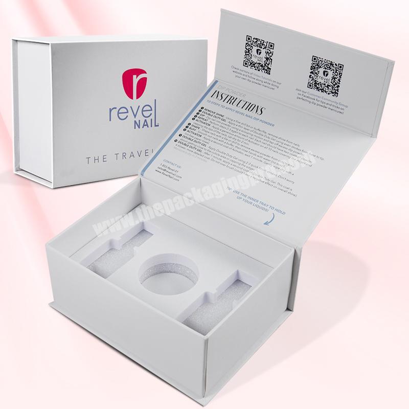 Luxury Design Printed Paper Cardboard Perfume Packaging Box With EVA Insert