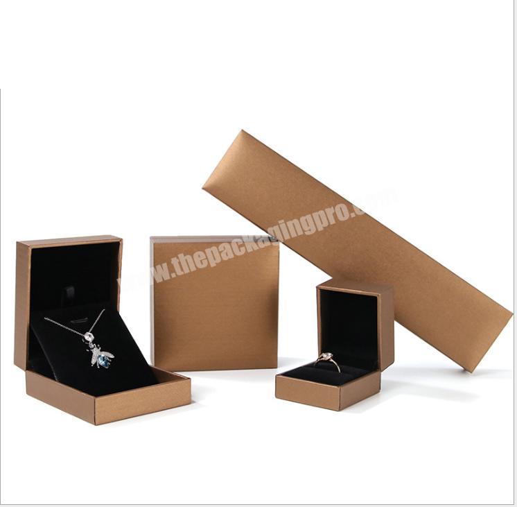 Luxury Leather Jewelry Box Elegance Ring Necklace Bracelet Box Jewelry Packaging Box Set